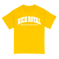 Varsity Slogan Tee (DAISY/WHITE-PUFF)