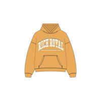 Varsity Slogan Hoodie (WHEAT/CREAM)