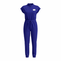 WOMEN: Scrub Jumpsuit (NAVY)