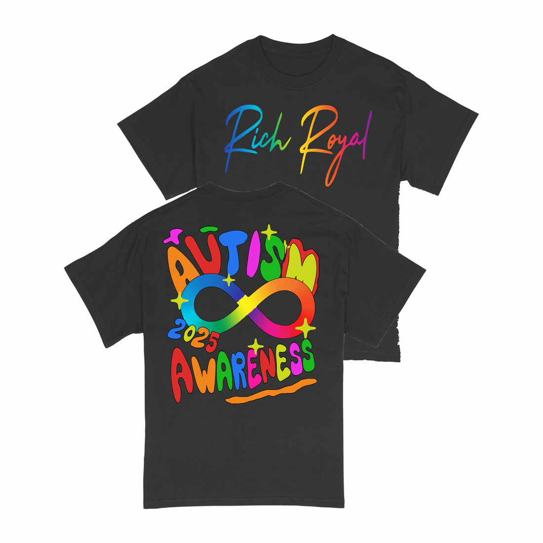 KIDS: Autism 'Infinity Loop' Tee (BLACK)