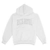 Varsity Rhinestone Hoodie (WHITE)