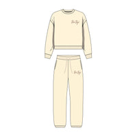 Classic Sweatsuit (CREAM/BROWN)