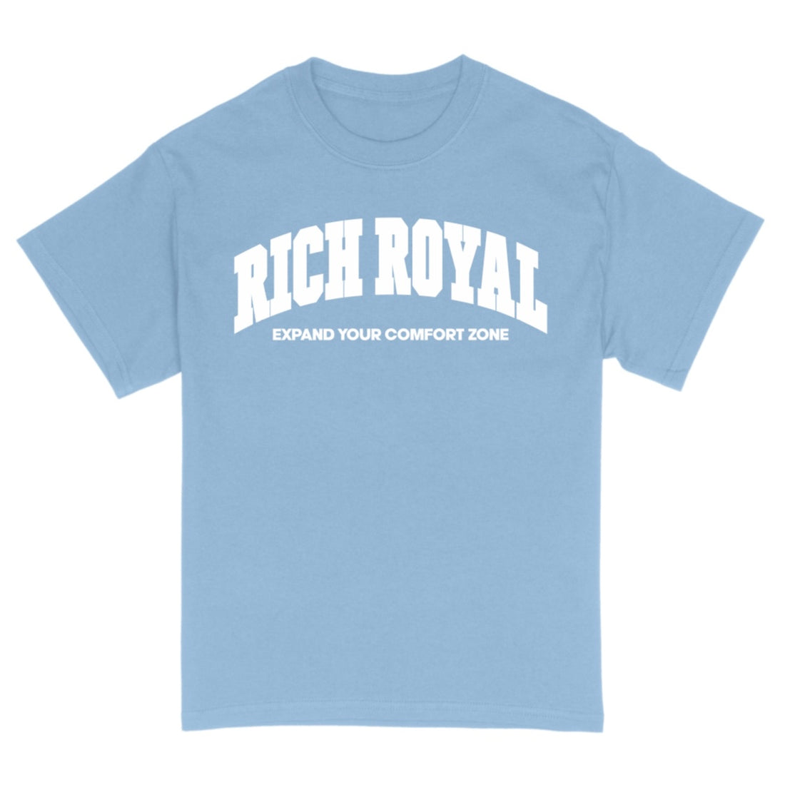 Varsity Slogan Tee (CAROLINA/WHITE-PUFF)