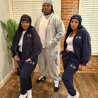 Classic Full-Zip Set (NAVY/WHITE)