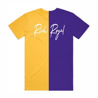 Split Tee (GOLD/PURPLE)