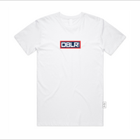 Double R Club "Tee" (WHITE/NAVY)