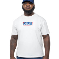Double R Club "Tee" (WHITE/NAVY)