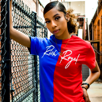 Split Tee (RED/ROYAL)