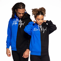 Split Hoodie (ROYAL/BLACK)