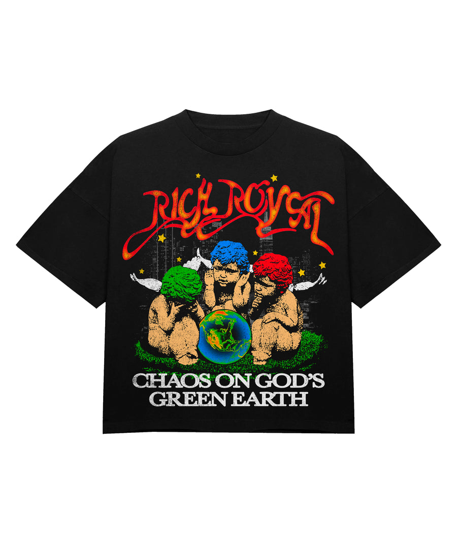 OVERSIZED: Firefly Tee (VINTAGE BLACK)
