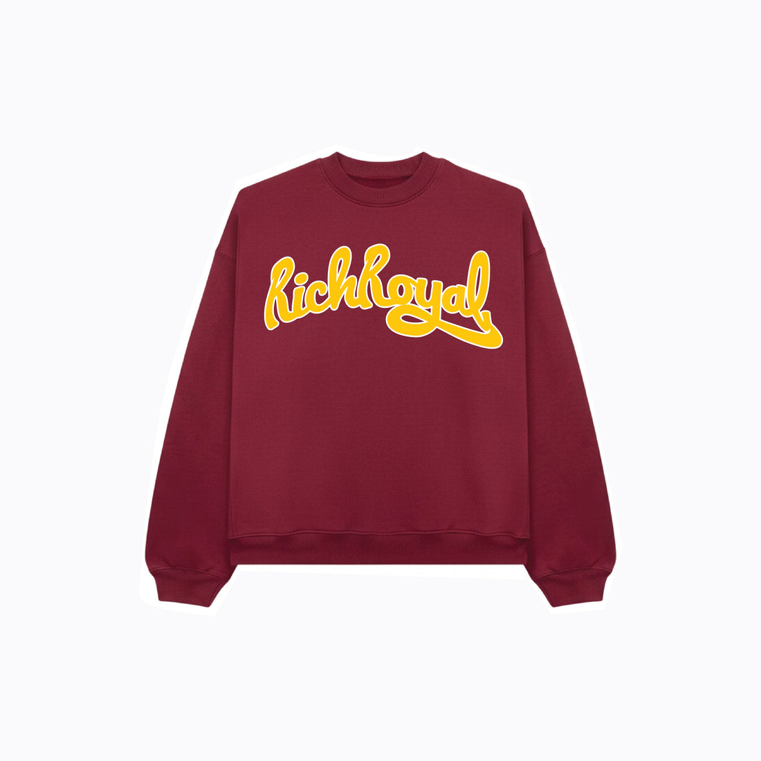 Groovy Crewneck (MAROON/GOLD/WHITE)