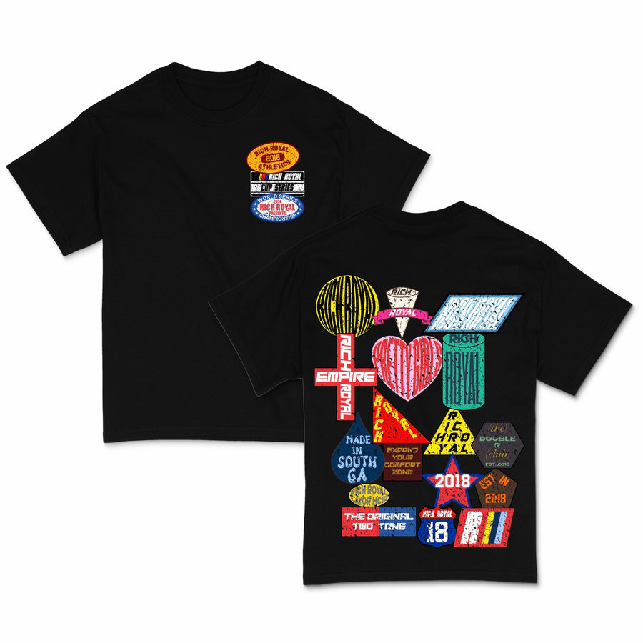 Multi-Shapes Tee (BLACK)
