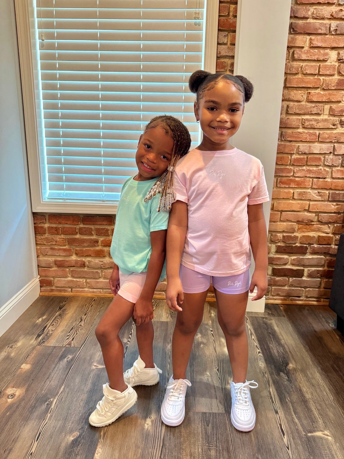 TODDLER: Biker Short Set (CHILL/PINK)