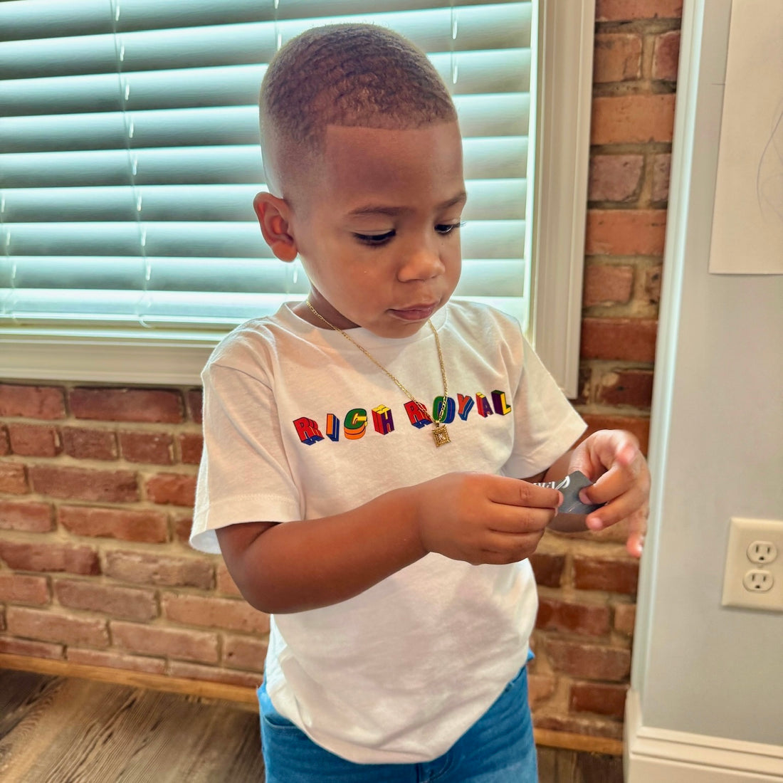 KIDS: Rubik’s Tee (WHITE/MULTICOLOR)