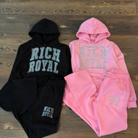Rhinestone Flare Sets (BLACK/PINK)