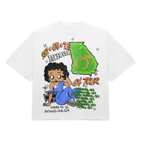 OVERSIZED: Georgia Peach Tee (WHITE)