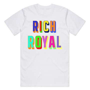 KIDS: Retro Tee (WHITE/MULTICOLOR)