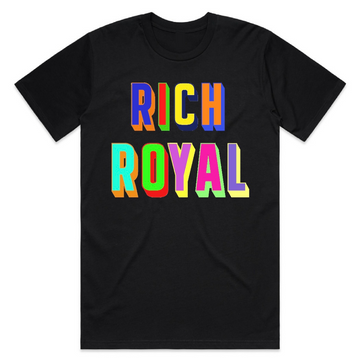 KIDS: Retro Tee (BLACK/MULTICOLOR)