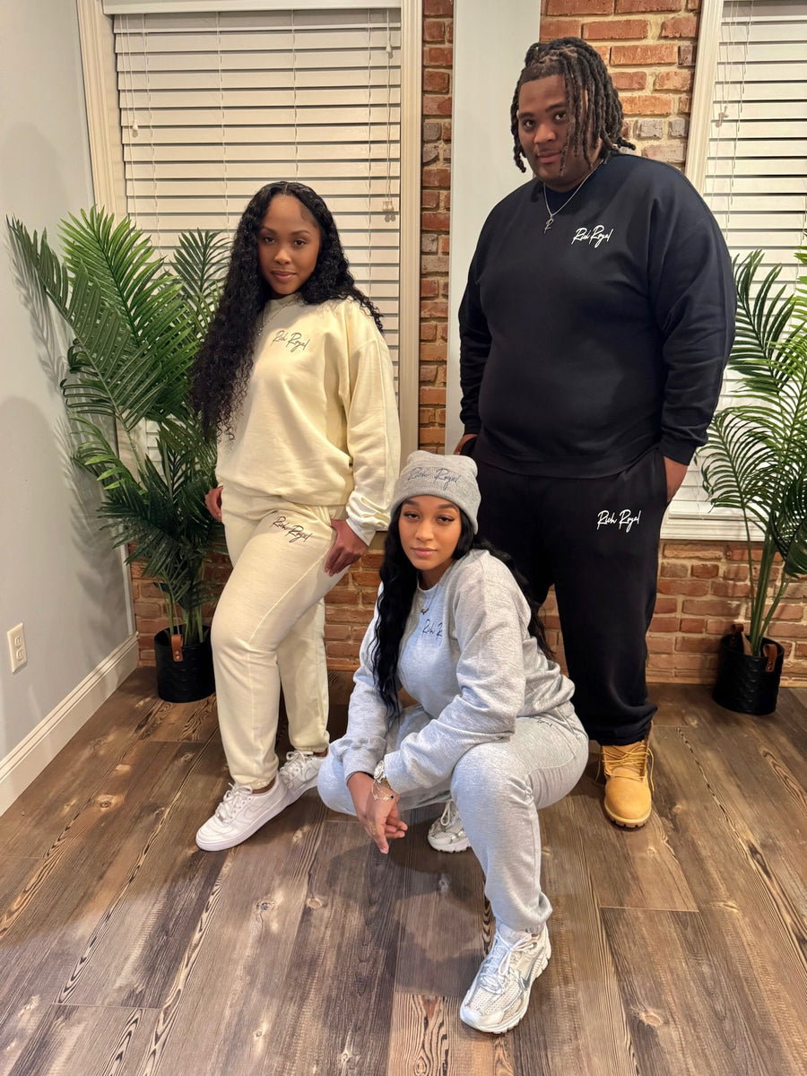 Classic Sweatsuit (BLACK/WHITE)