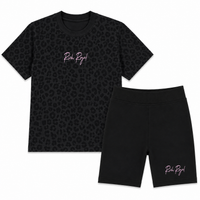 TODDLER: Biker Short Set (LEOPARD/BLACK)