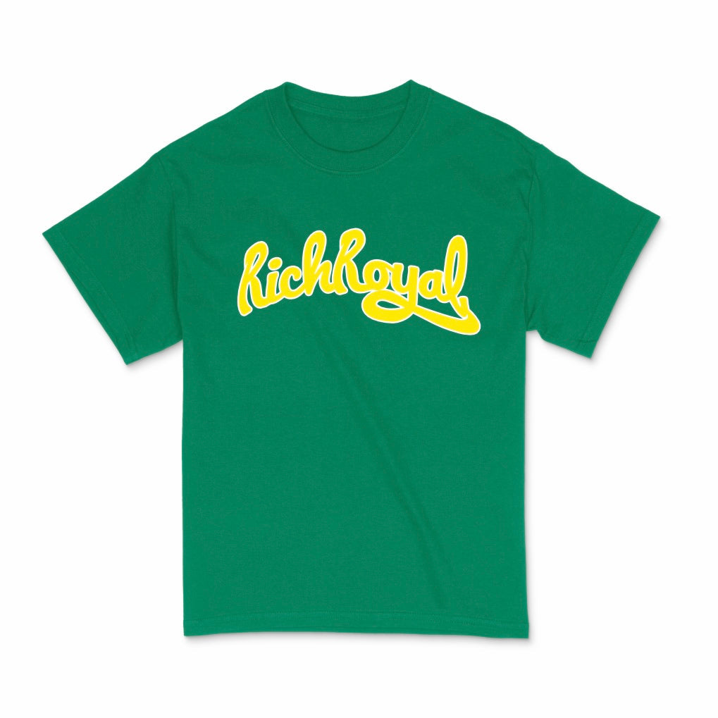 KIDS: Groovy Tee (GREEN/GOLD/WHITE)