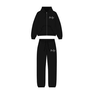 Classic Full-Zip Set (BLACK/WHITE)