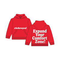 KIDS: Cooper Hoodie (RED/WHITE-PUFF)