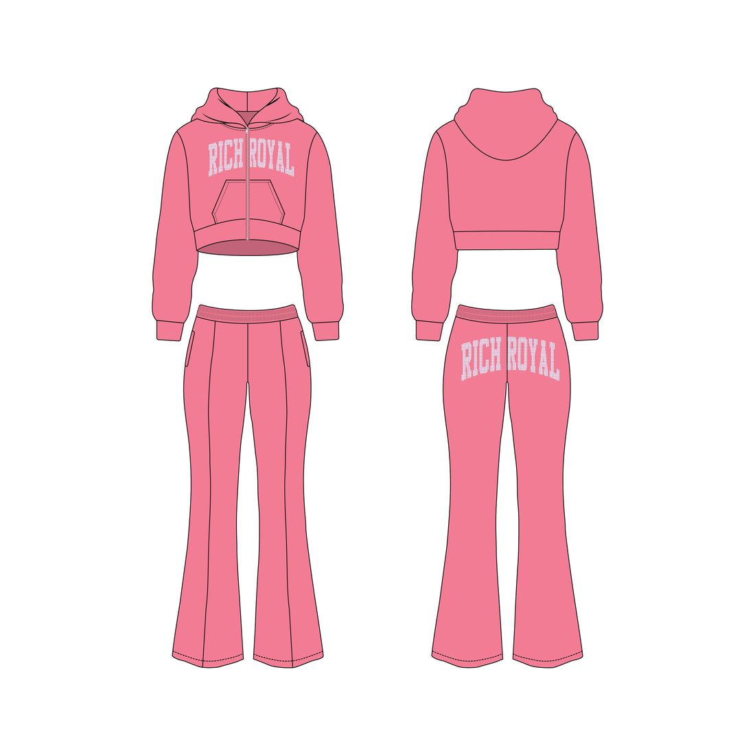 Velour Tracksuit (PINK ICE)