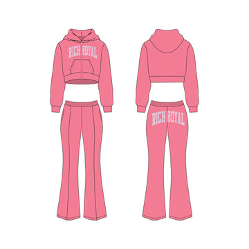 Velour Tracksuit (PINK ICE)