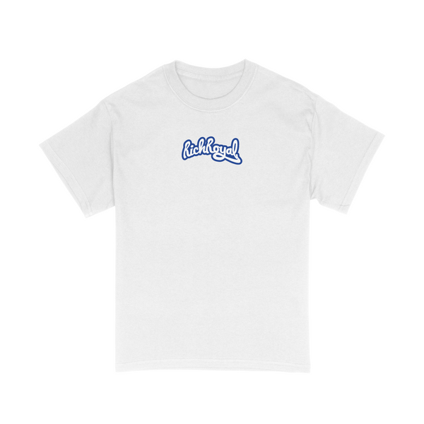 Essential Tee (WHITE/ROYAL)