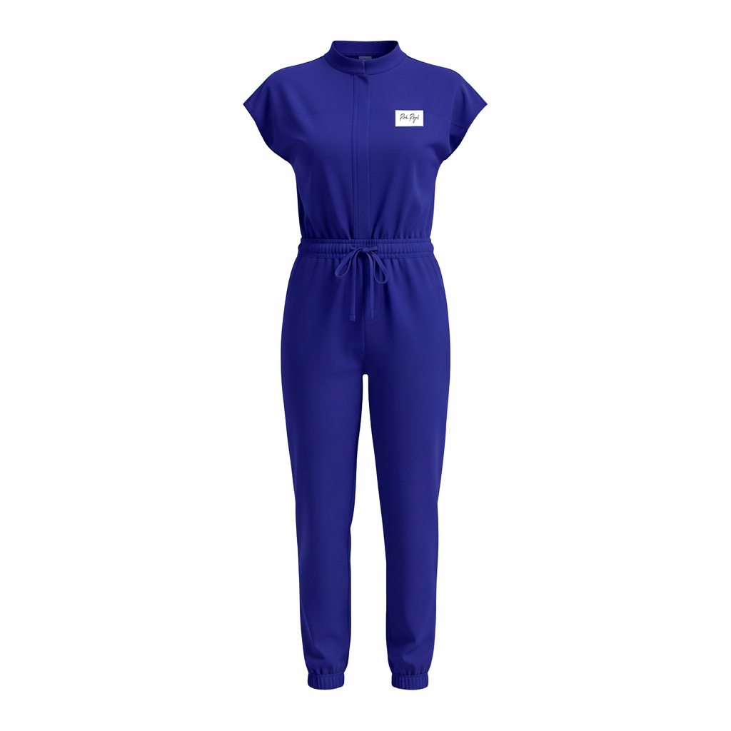 WOMEN: Scrub Jumpsuit (NAVY)