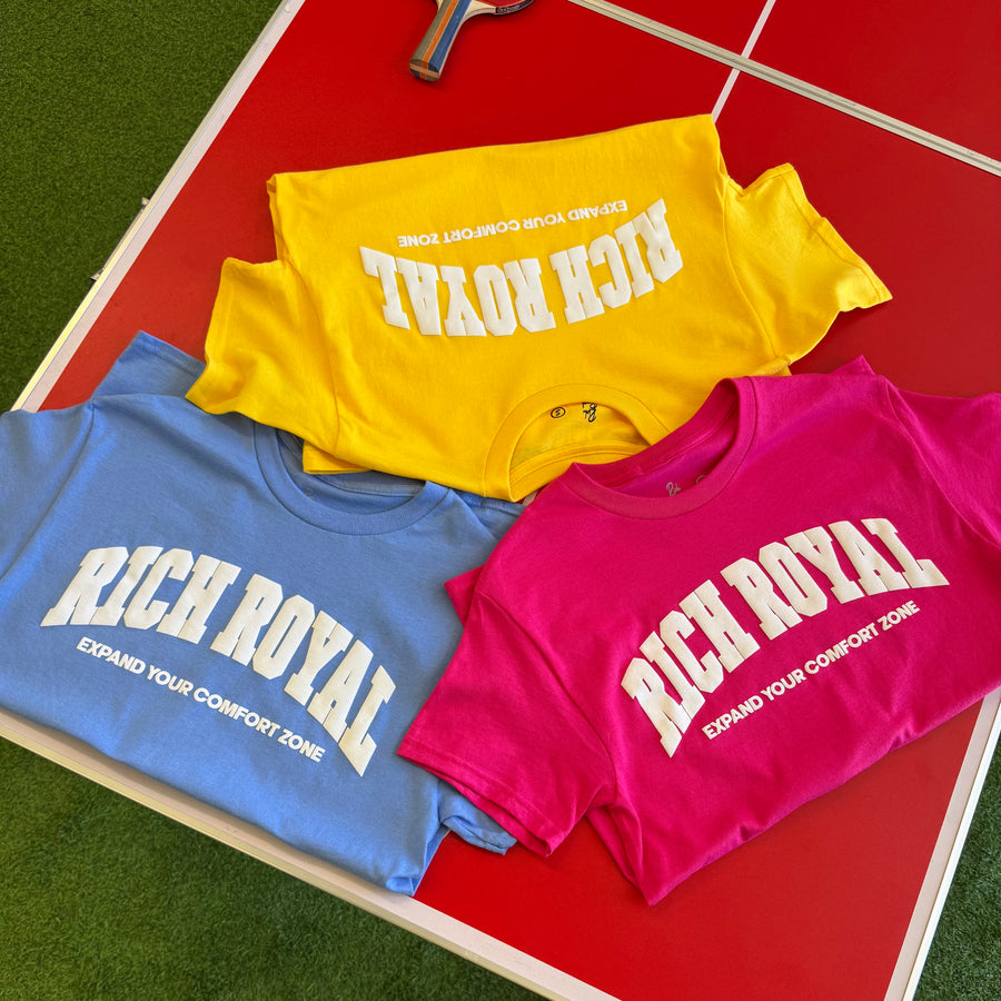 Jumbo Varsity Tee (HELICONIA)