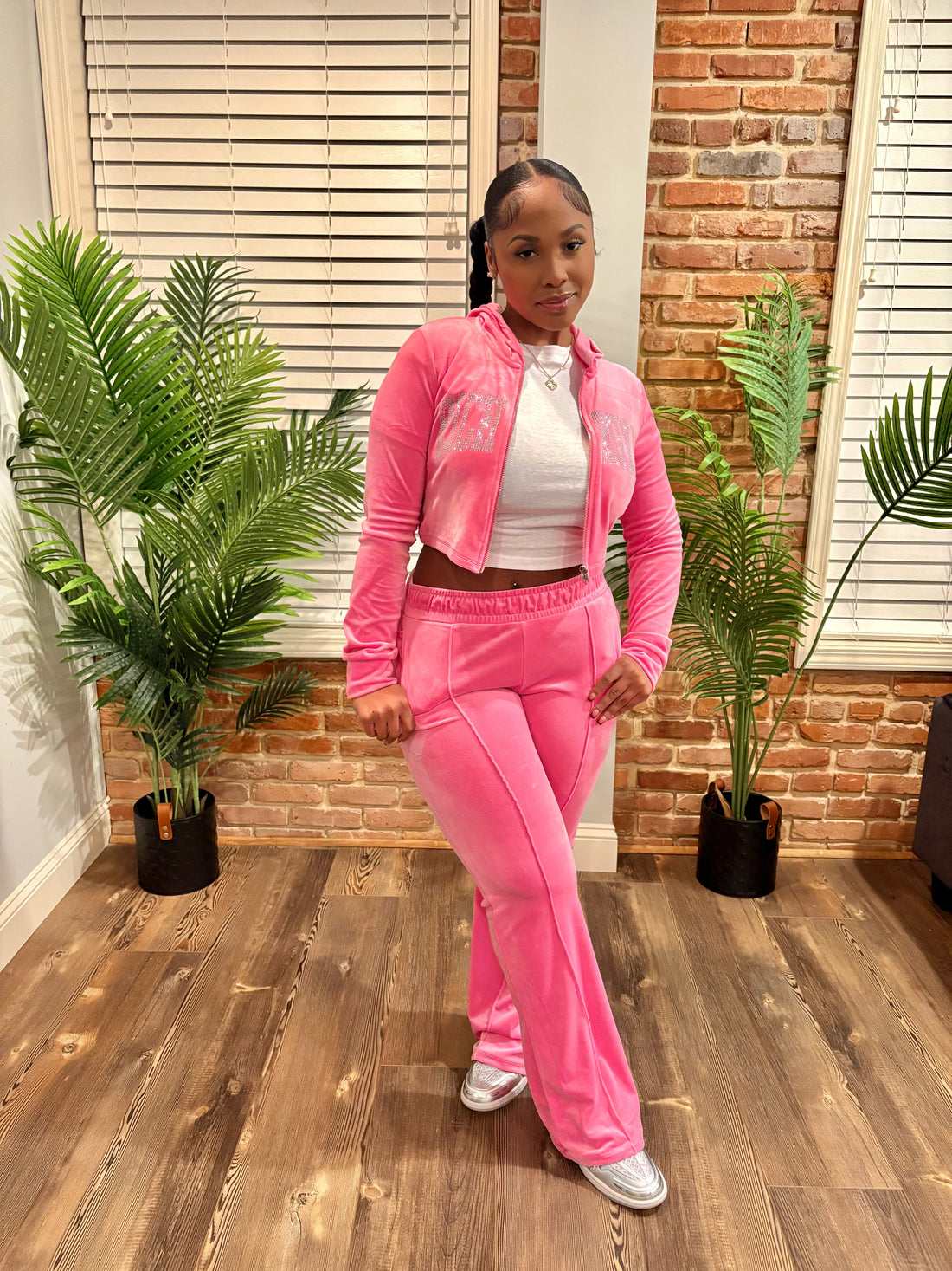 Velour Tracksuit (PINK ICE)