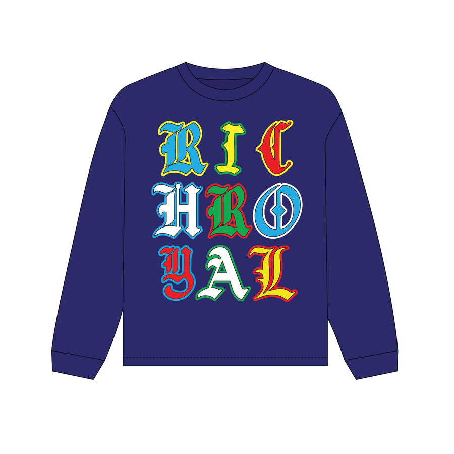 West Coast Long-Sleeve Tee (NAVY)