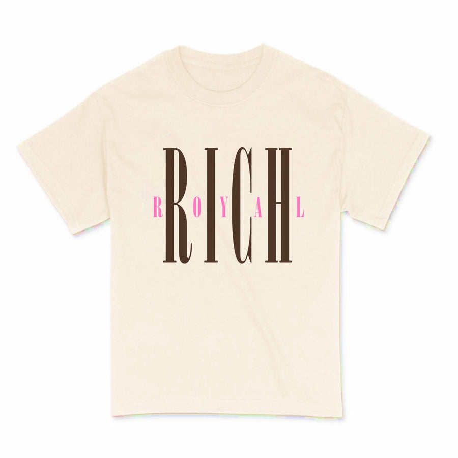 KIDS: Nirvana Tee (CREAM/BROWN/PINK)