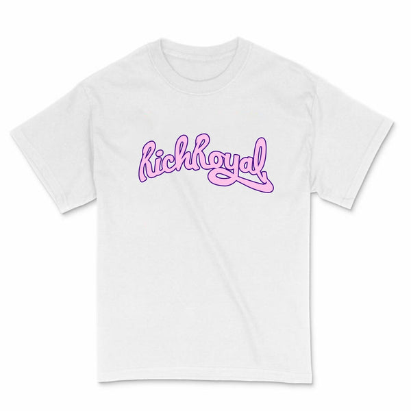 Groovy Tee (WHITE/PINK/PURPLE)