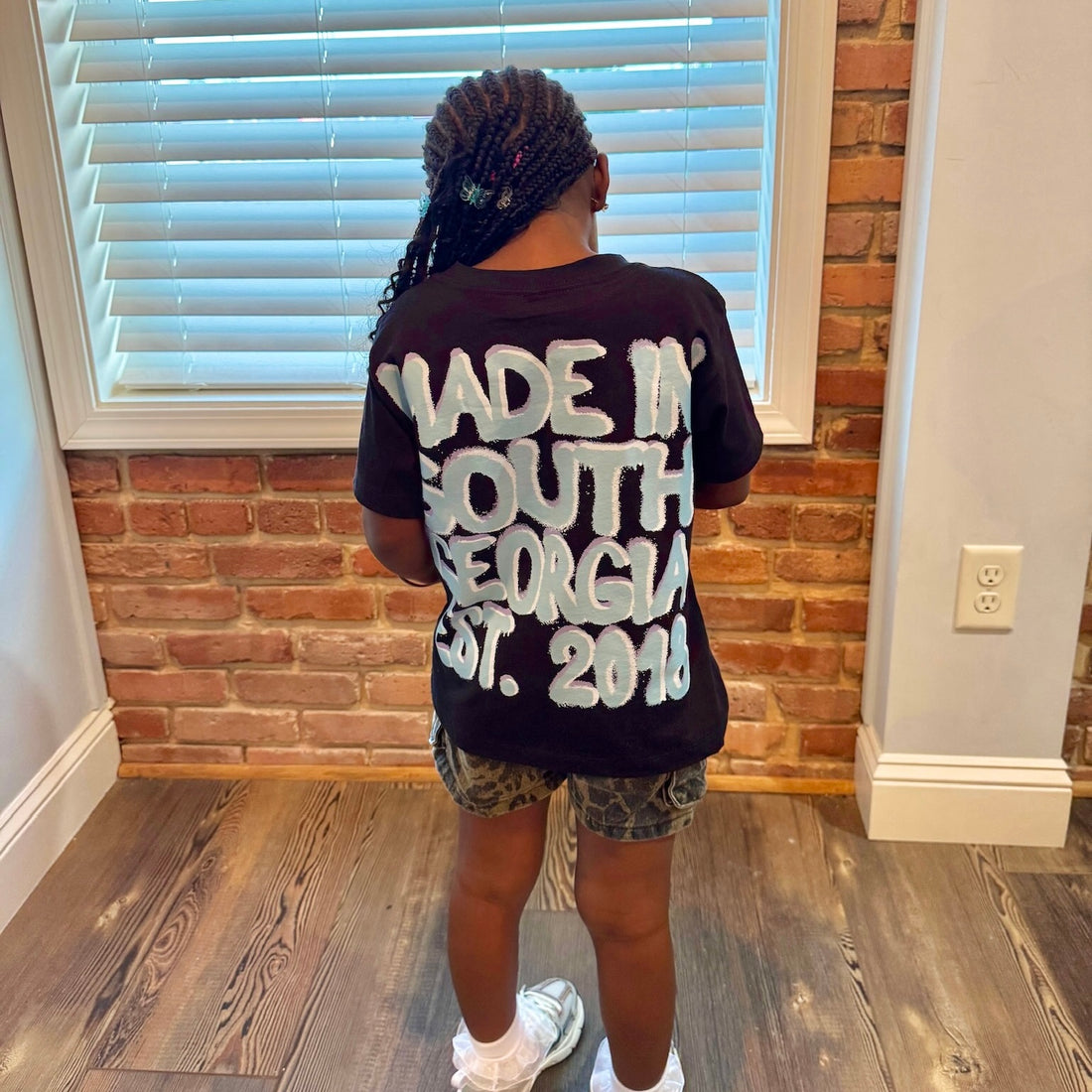 KIDS: Spray Paint Tee (BLACK/LAVENDER/TEAL/WHITE)