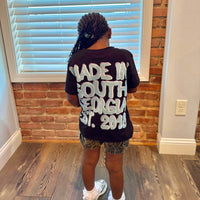 KIDS: Spray Paint Tee (BLACK/LAVENDER/TEAL/WHITE)