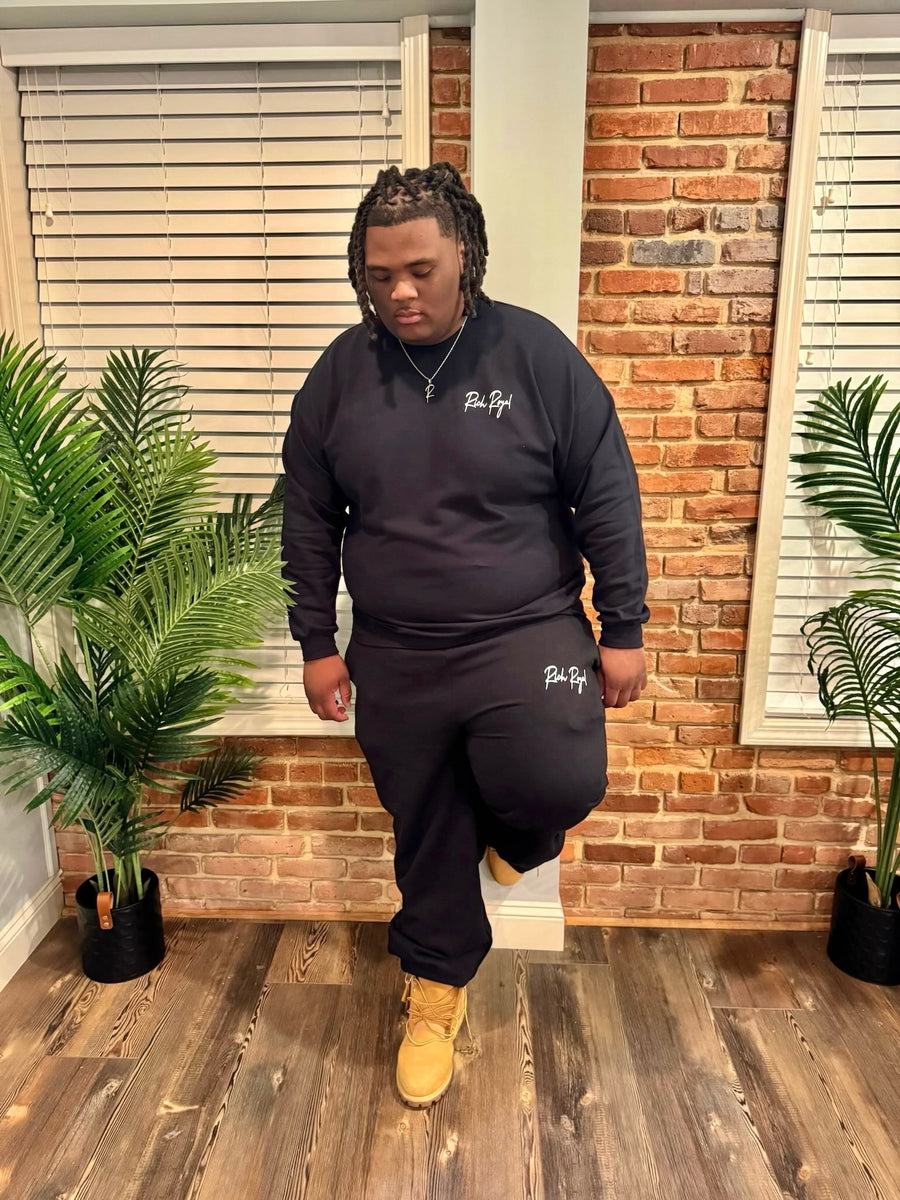 Classic Sweatsuit (BLACK/WHITE)