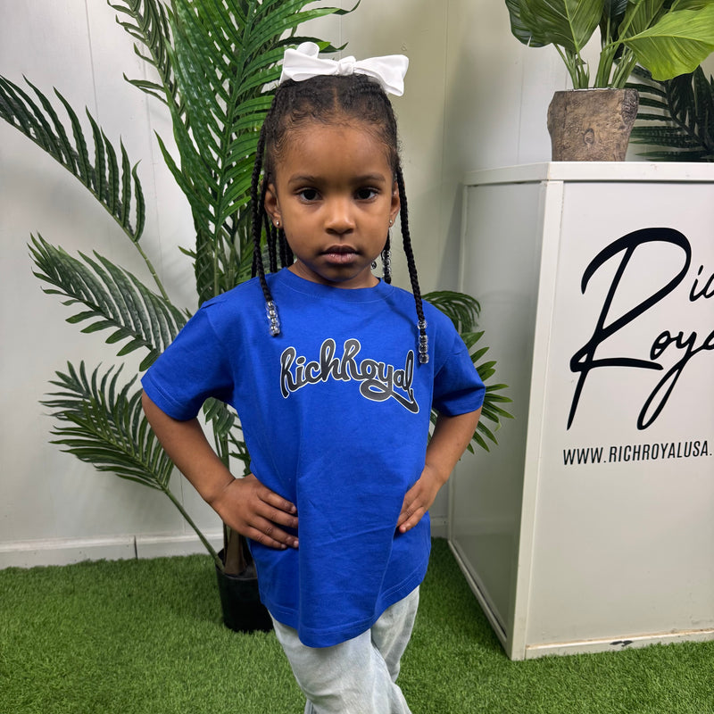 KIDS: Groovy Tee (ROYAL/BLACK/WHITE)