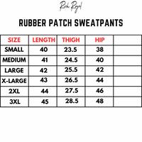 Premium “Rubber-Patch” Sweatpants (BLACK)