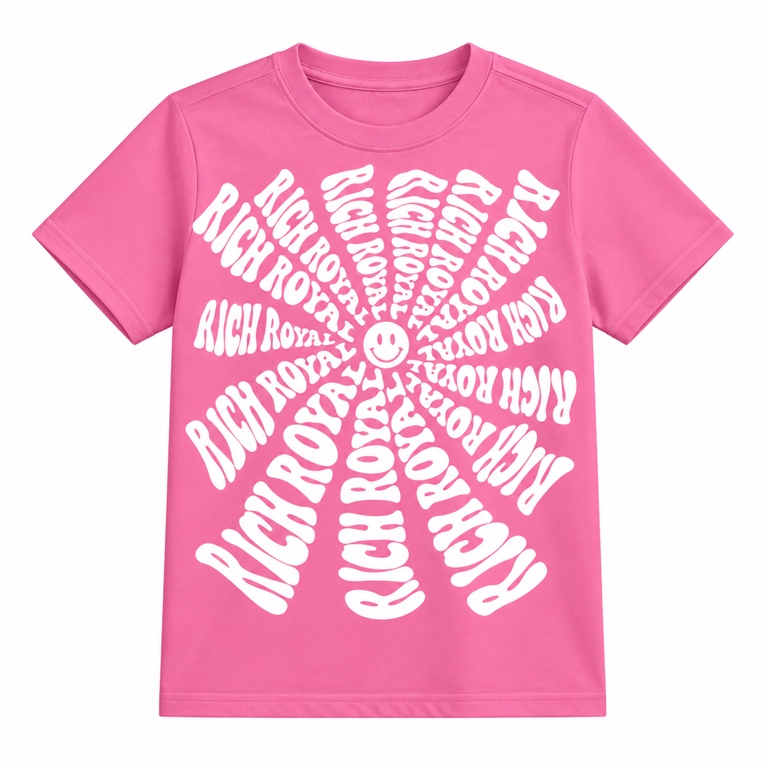Spiral Smiley Tee (AZALEA)