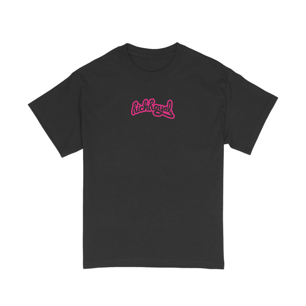 Essential Tee (BLACK/FUCHSIA)