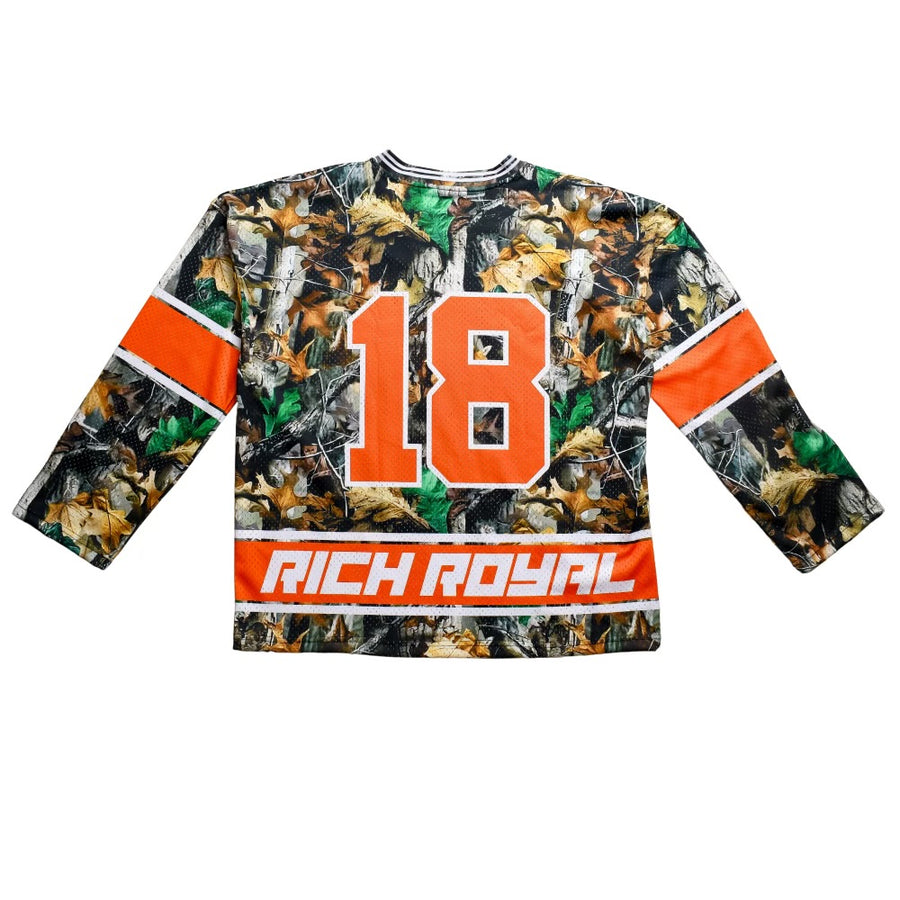 2018 Hockey Jersey (CAMO/ORANGE/WHITE)