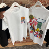 OVERSIZED: Multi-Shapes Tee (WHITE)