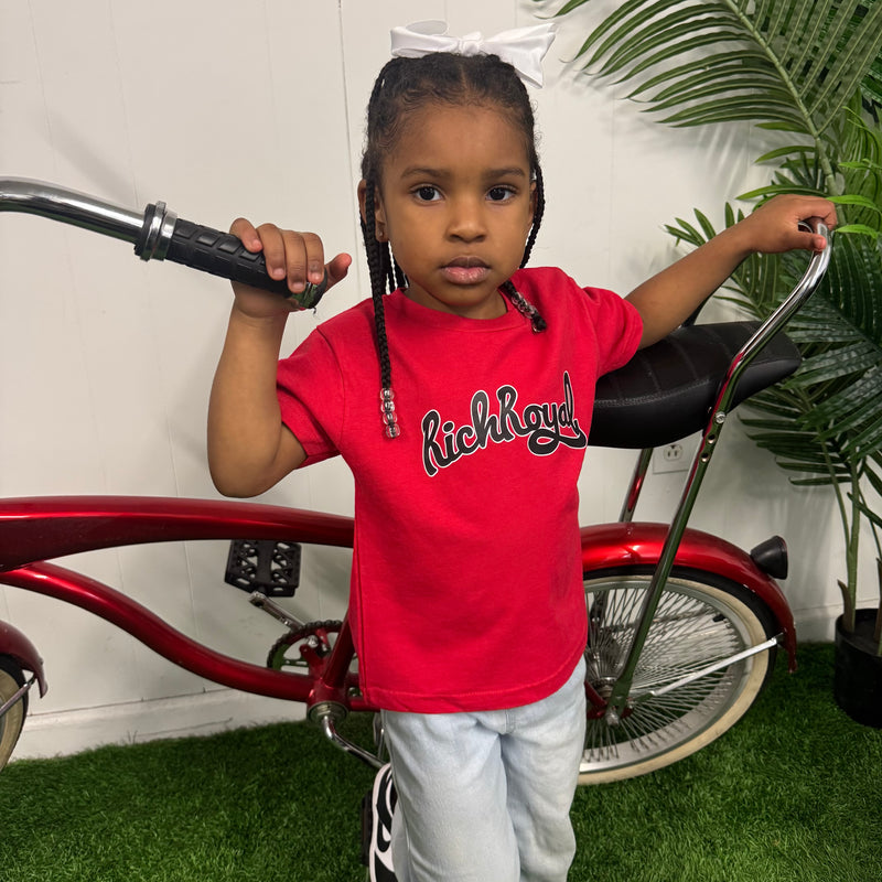 KIDS: Groovy Tee (RED/BLACK/WHITE)
