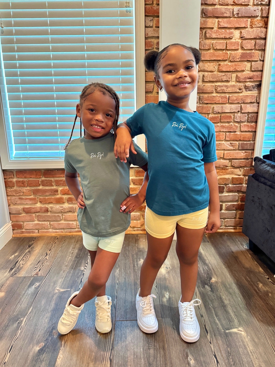 TODDLER: Biker Short Set (GREEN/MINT)