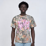 Warped Cursive Tee (BCA CAMO)
