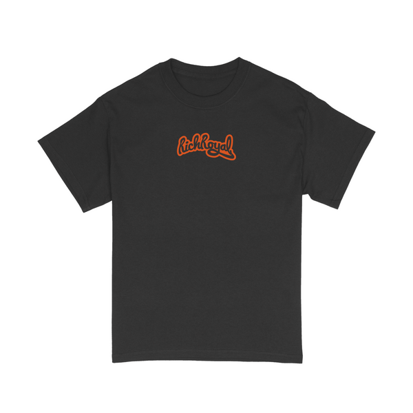 Essential Tee (BLACK/ORANGE)