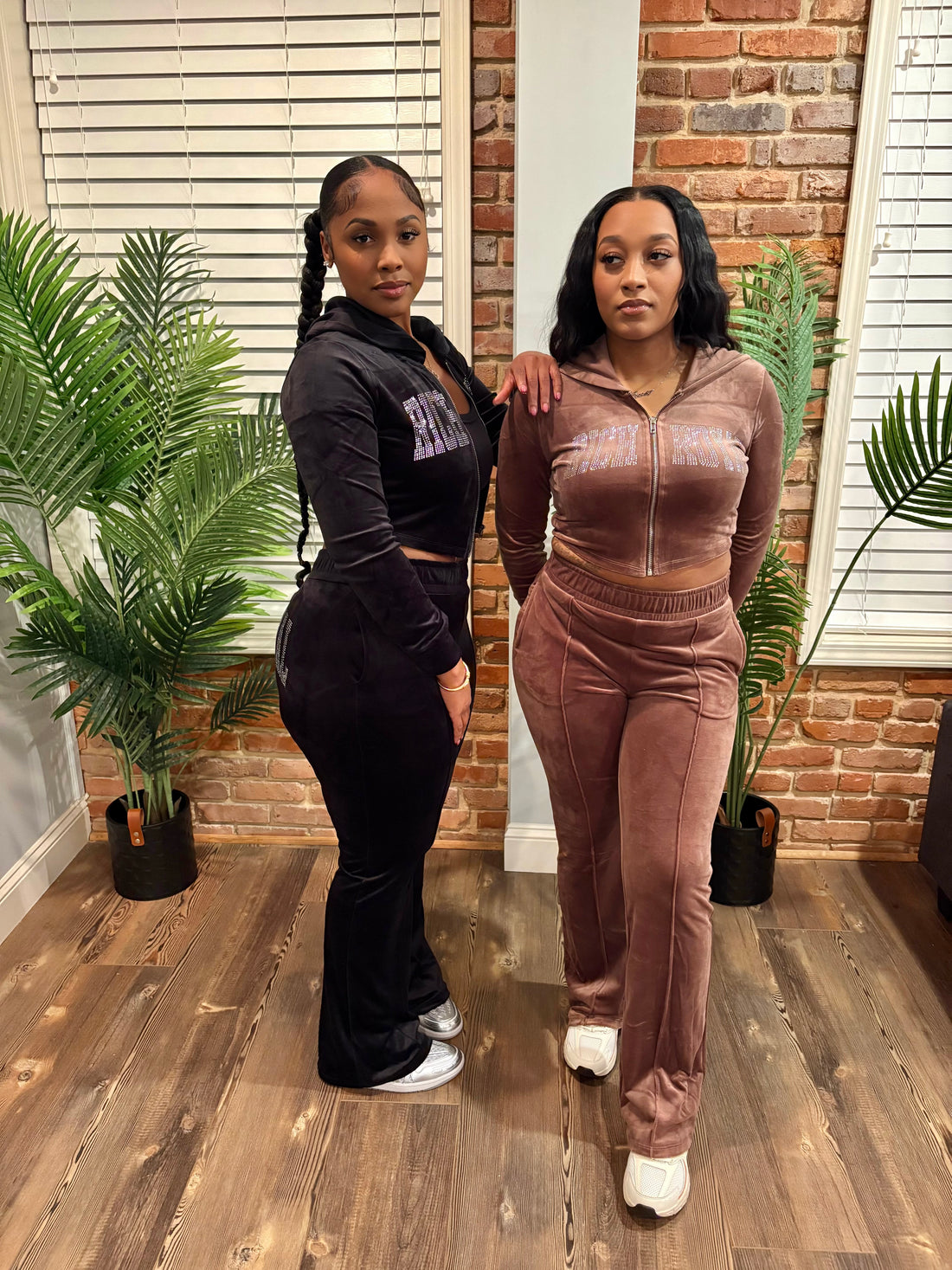 Velour Tracksuit (BLACK ICE)